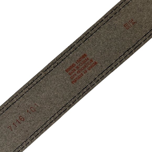 Durable Leather Belt Men's Heavy Metal Buckle - Picture 6 of 7